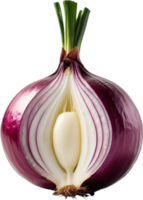 AI generated an onion is shown on a transparent background png