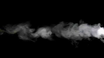 Smoke effect with black screen video