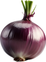 AI generated an onion is shown on a transparent background png