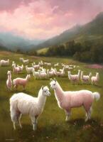 AI generated WorldWildlifeDay  photo animal nature undomesticated in grassy savannah at sunset generative ai