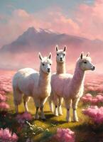 AI generated WorldWildlifeDay  photo animal nature undomesticated in grassy savannah at sunset generative ai