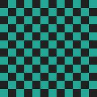 Green and black checker pattern. checker seamless pattern vector. checker pattern. Decorative elements, floor tiles, wall tiles, bathroom tiles, swimming pool tiles. vector