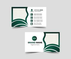 Creative designer visiting card vector