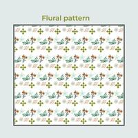 Free vector elegant floral pattern design