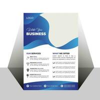 Creative business flyer design vector