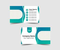 Modern business card template design vector