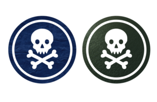 skull pattern icon for background or cover png