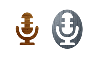 Mikrofon Podcast Symbol Illustration png