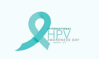 HPV Awareness Day. background, banner, card, poster, template. Vector illustration.