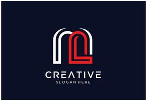 ml logo gratis vector