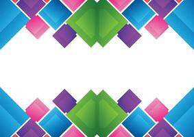 modern design gradient box geometric background vector