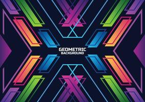 geometric gaming live background banner vector