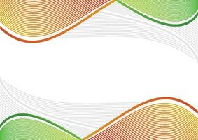 abstract wave line background design vector