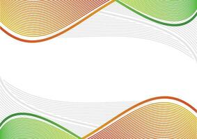 abstract wave line background design vector