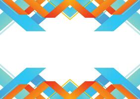 geometric theme design white background vector