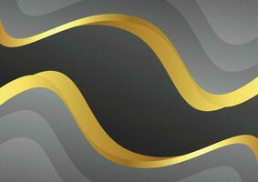 abstract gray wavy with luxury background illustration vector