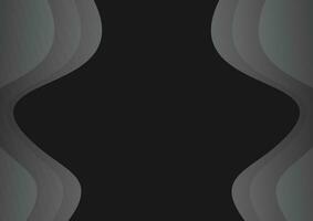 abstract gradient gray on black background vector