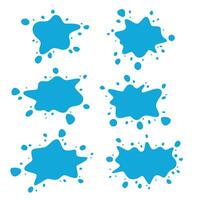 splash water drop wet vector collection bubble