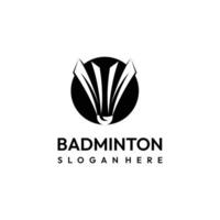 vector de logotipo de bádminton