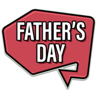 Father's day speech bubble colors png
