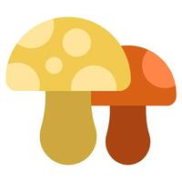 Mushroom icon illustration for uiux, web, app, infographic, etc vector