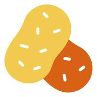 Potato icon illustration for uiux, web, app, infographic, etc vector