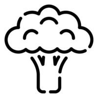 Broccoli icon illustration for uiux, web, app, infographic, etc vector