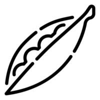 Peas icon illustration for uiux, web, app, infographic, etc vector