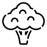 Cauliflower icon illustration for uiux, web, app, infographic, etc vector