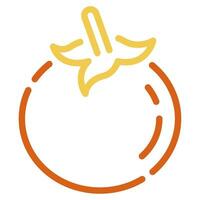 Tomato icon illustration for uiux, web, app, infographic, etc vector