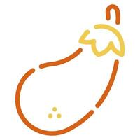Eggplant icon illustration for uiux, web, app, infographic, etc vector