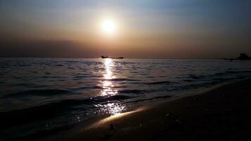 Beautiful Sunset On The Padma River photo