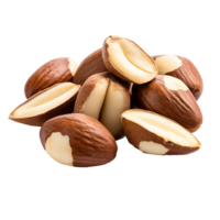 AI generated Tasty brazil nuts png isolated on transparent background