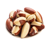 AI generated Tasty brazil nuts png isolated on transparent background