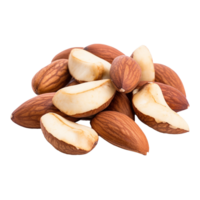 AI generated Tasty brazil nuts png isolated on transparent background