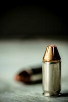 Hand Gun Pistol Ammunition Bullets photo