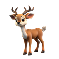 AI generated Deer png isolated on transparent background