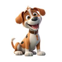 AI generated Dog png isolated on transparent background