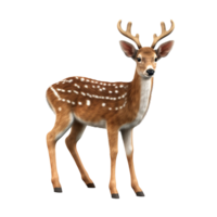 AI generated Deer png isolated on transparent background