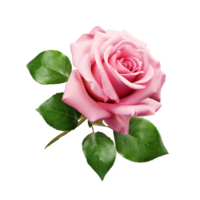 AI generated Rose png isolated on transparent background