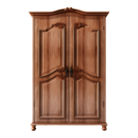 ai généré garde-robe cabinet isolé sur transparent Contexte png