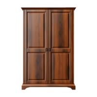 ai généré garde-robe cabinet isolé sur transparent Contexte png