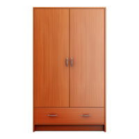 ai généré garde-robe cabinet isolé sur transparent Contexte png