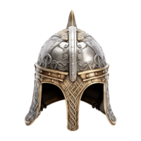 AI generated Viking helmet isolated on transparent background png