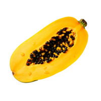 ai genererad papaya png isolerat på transparent bakgrund