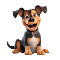 ai gerado cachorro png isolado em transparente fundo