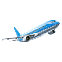 AI generated Airplane flying isolated on transparent background png