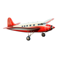 AI generated Airplane flying isolated on transparent background png