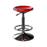 AI generated Adjustment Bar Stool isolated on transparent background png