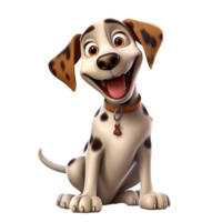 AI generated Dog png isolated on transparent background